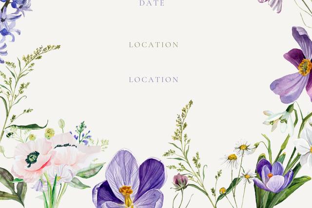 Example of an invite