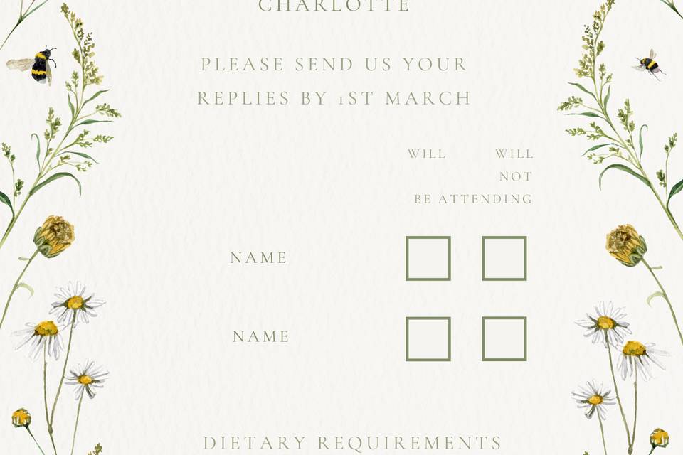 Example of an rsvp