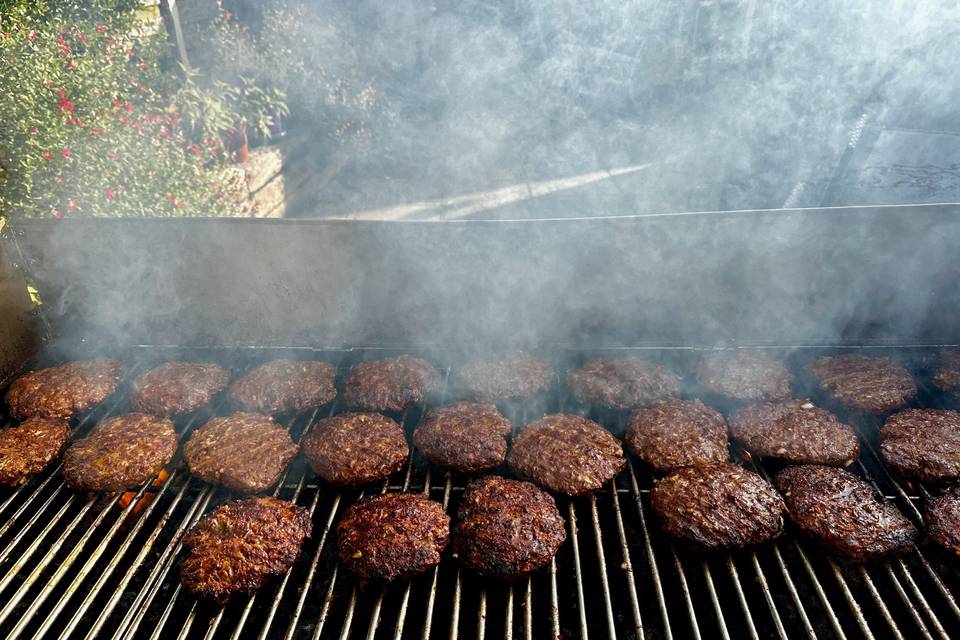 Burgers on the Barbie