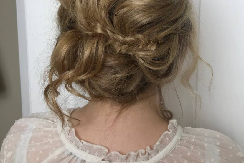 Boho up do