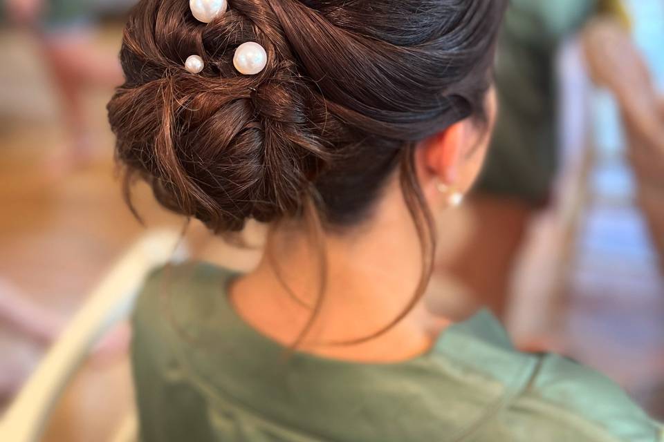 Soft updo