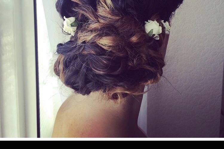 Wedding guest hair