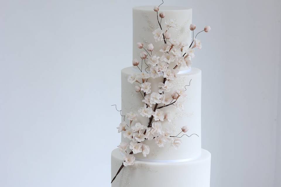 Blossoming love cake