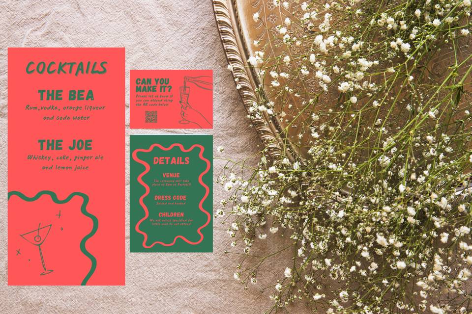 Coral Garden Flat Lay