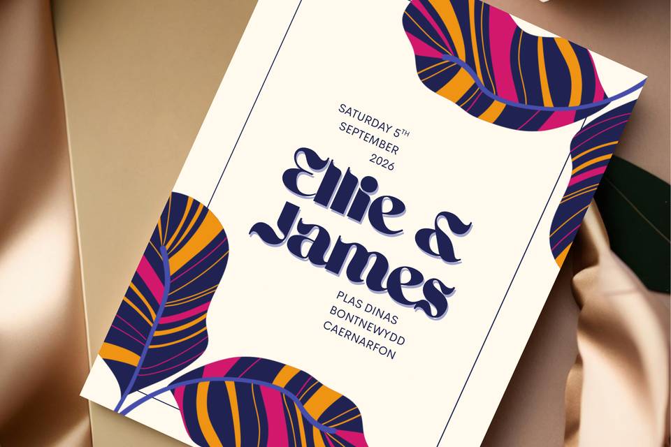 Midnight Bloom Invite