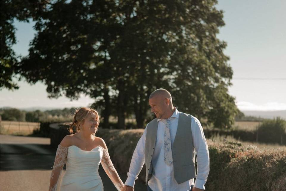 A walk along the drive