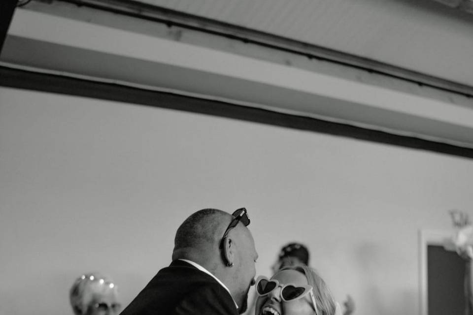 Wedding breakfast entrance