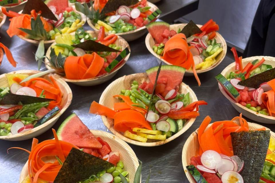 Poke bowls
