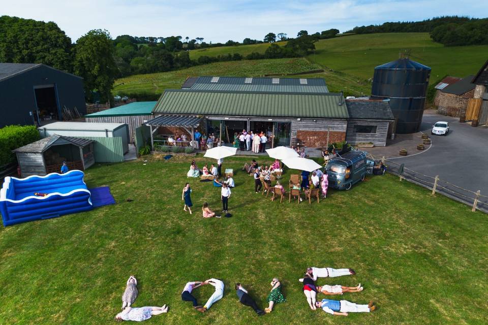Love on the lawn