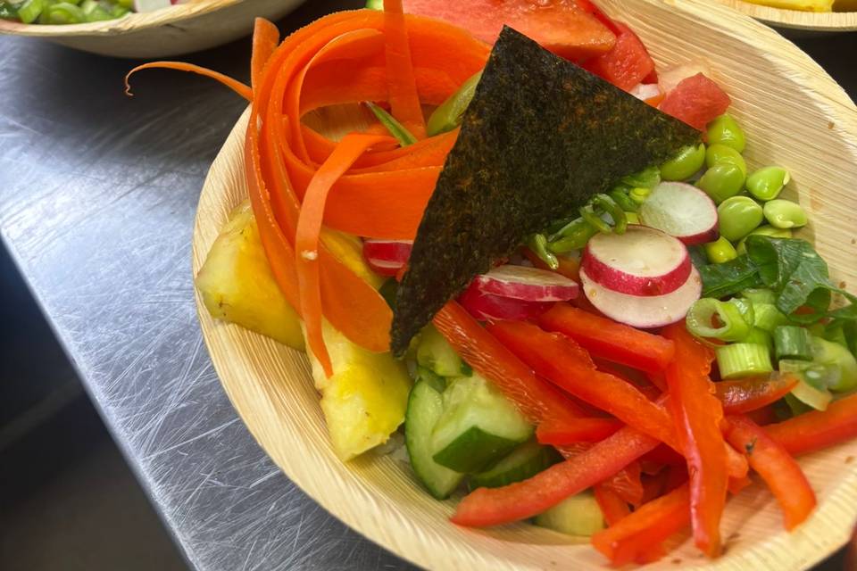 Poke bowls