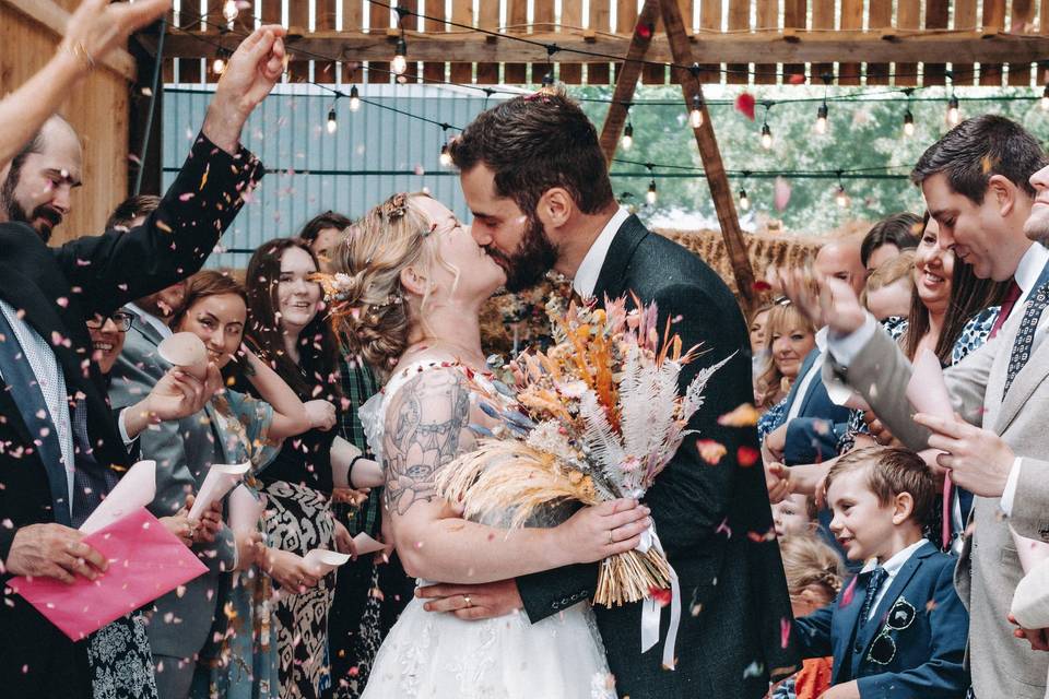 Dutch barn ceremony