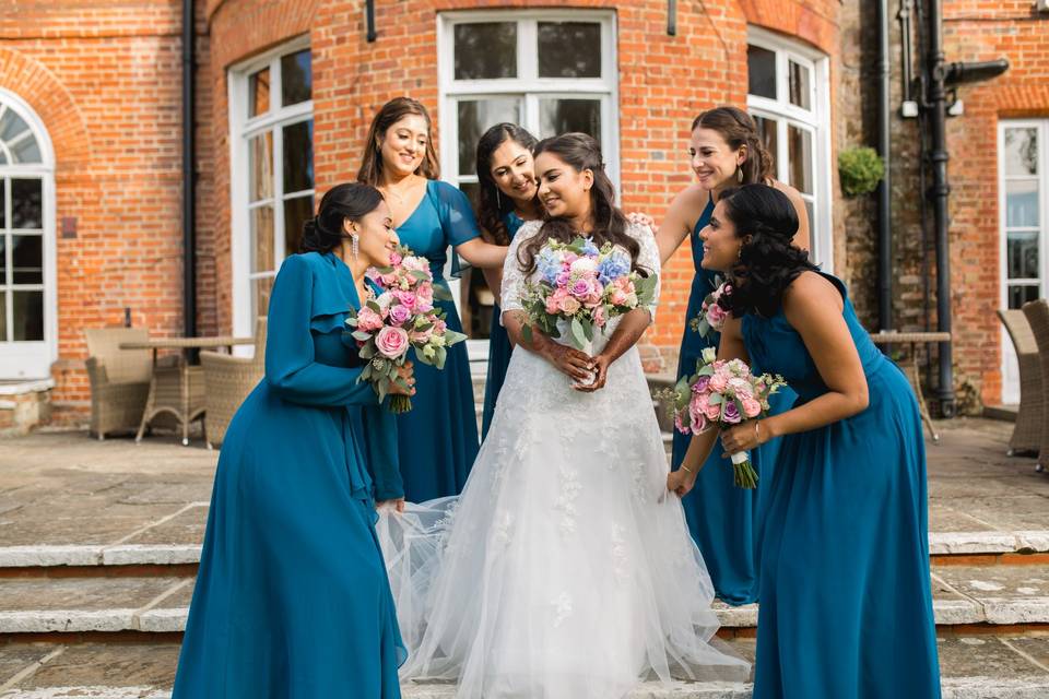 Fatima and her bridesmaids