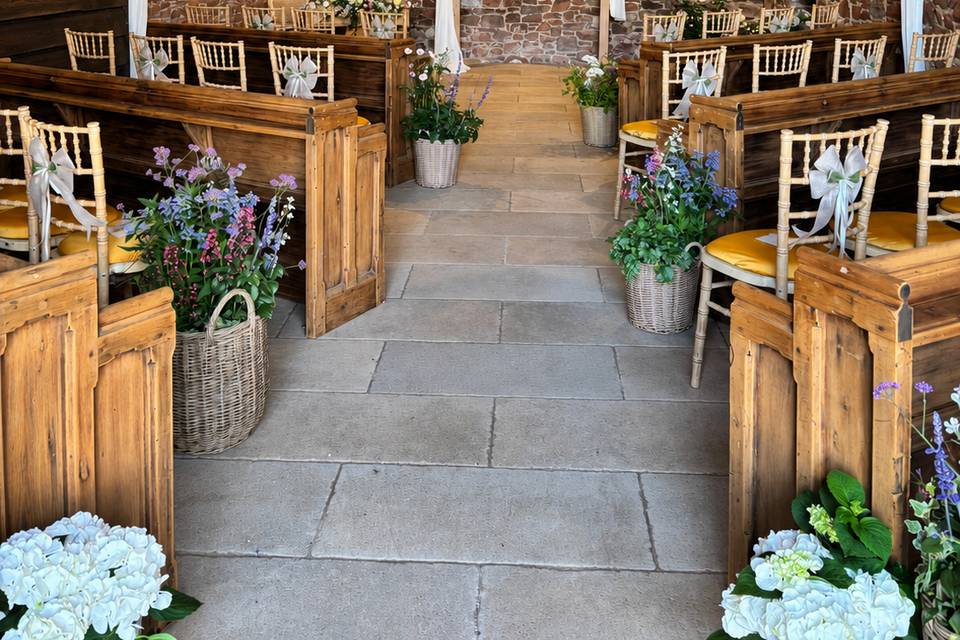 Ceremony barn