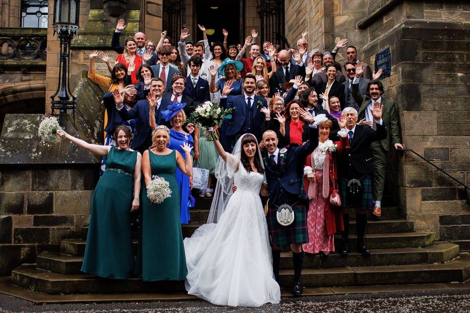 Glasgow University Wedding