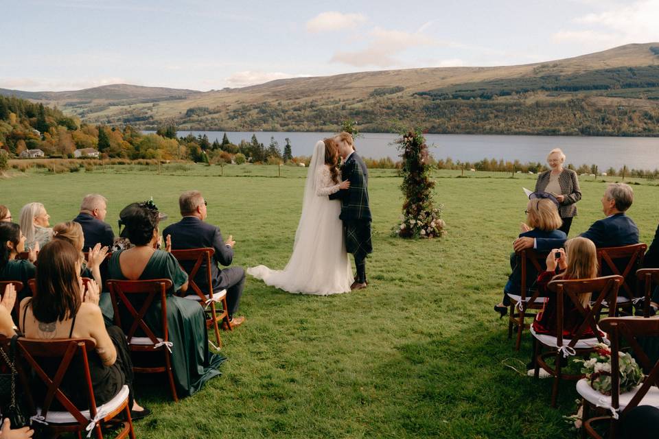 Loch Tay outdoor ceremony