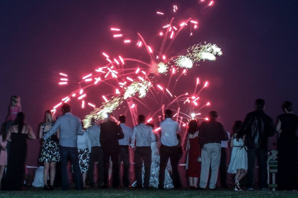 FireWorks in Rye at Saltcote Place