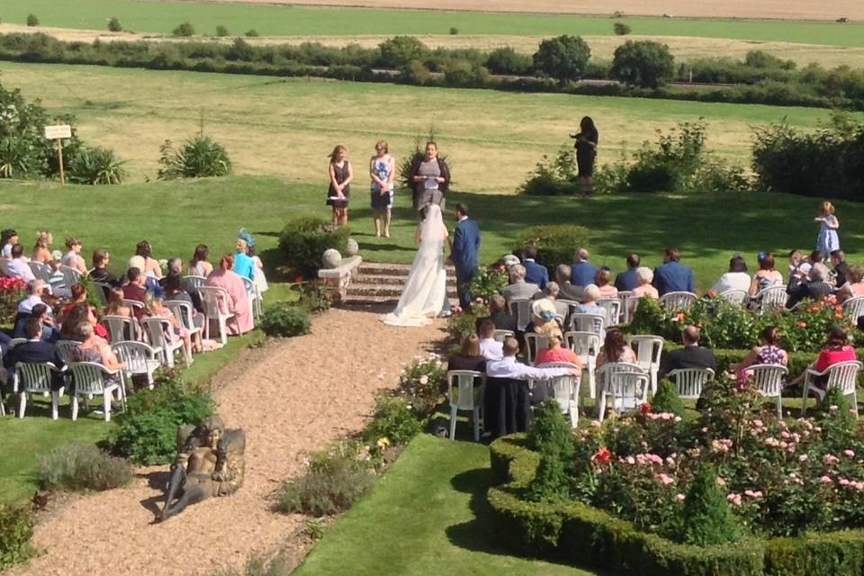 Outside Wedding Venue East Sussex