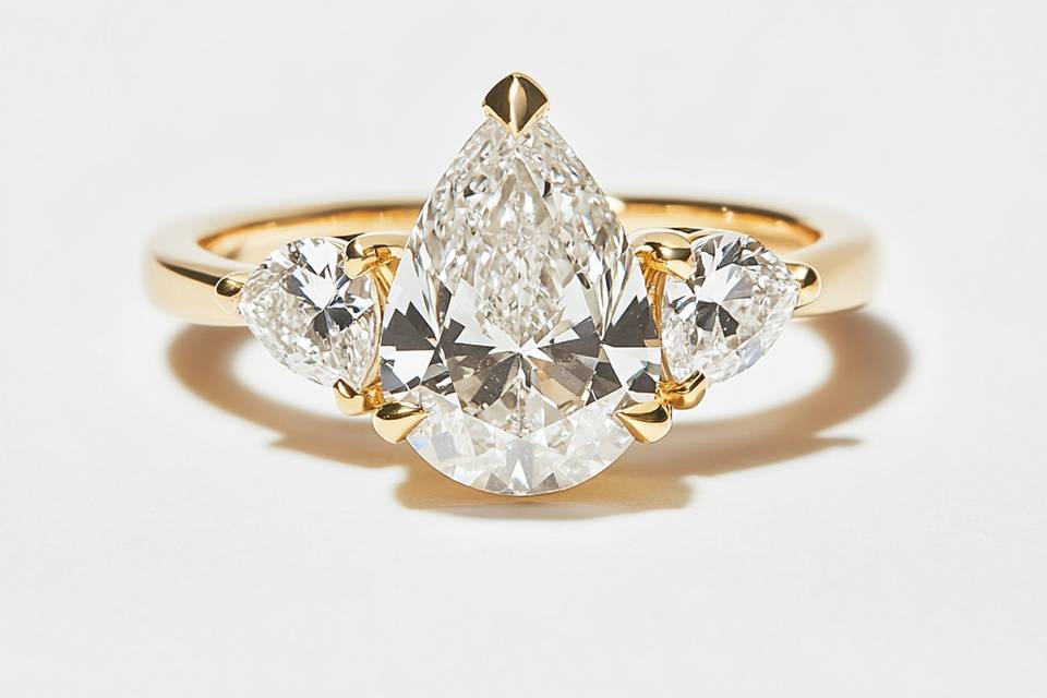 Pear Shaped Diamond Trilogy