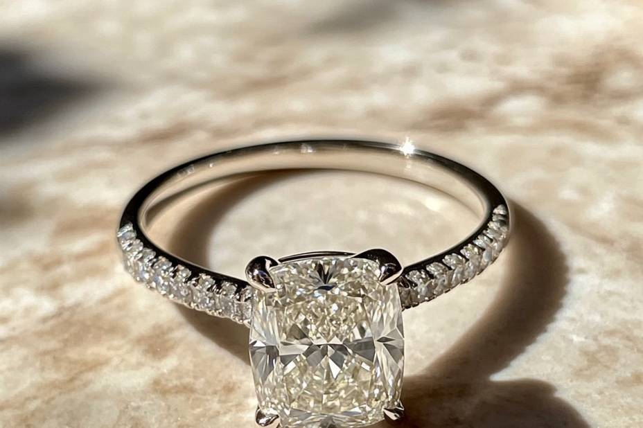 Cushion Engagement Rings