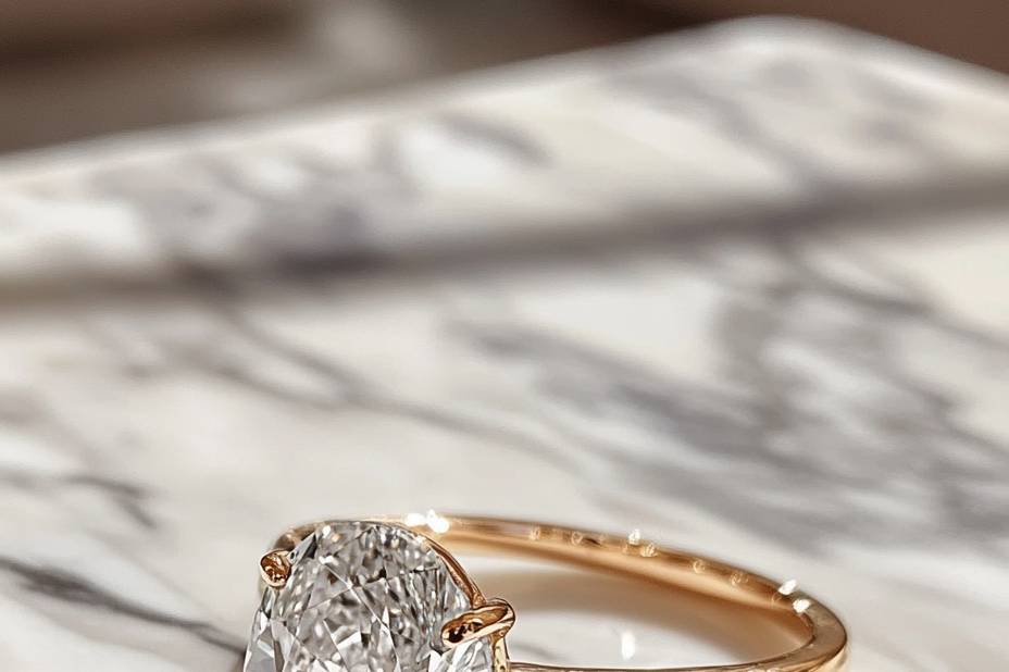 Oval Diamond Band