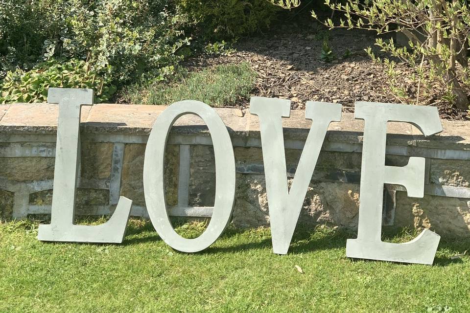 Rustic love letters