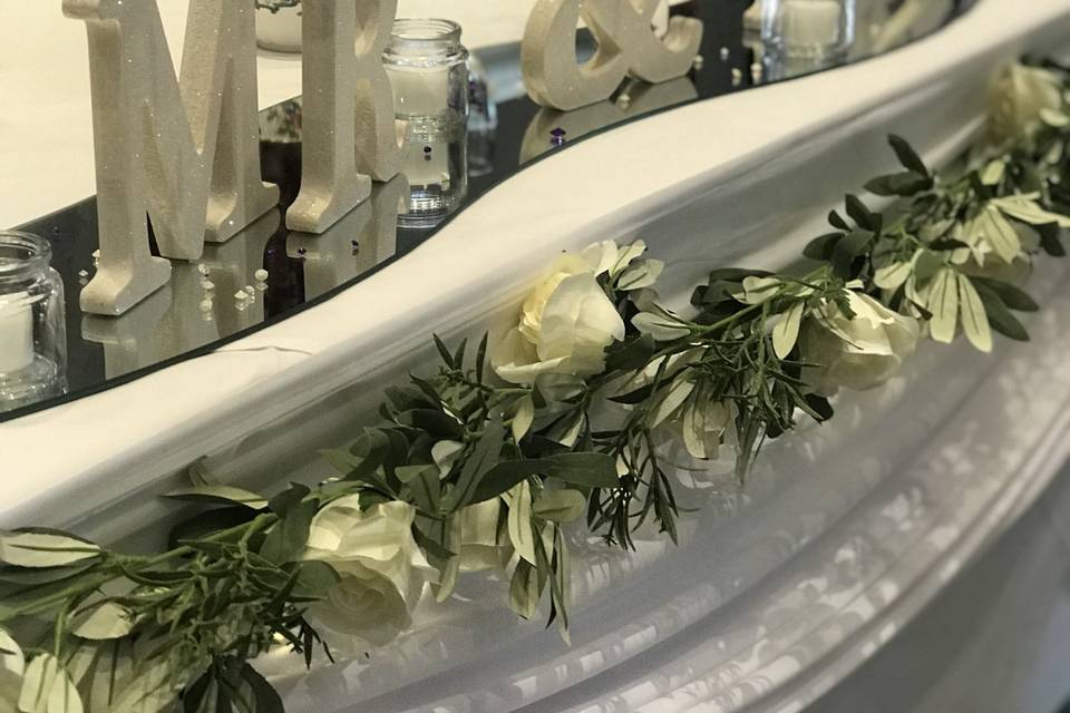 Aisle decor