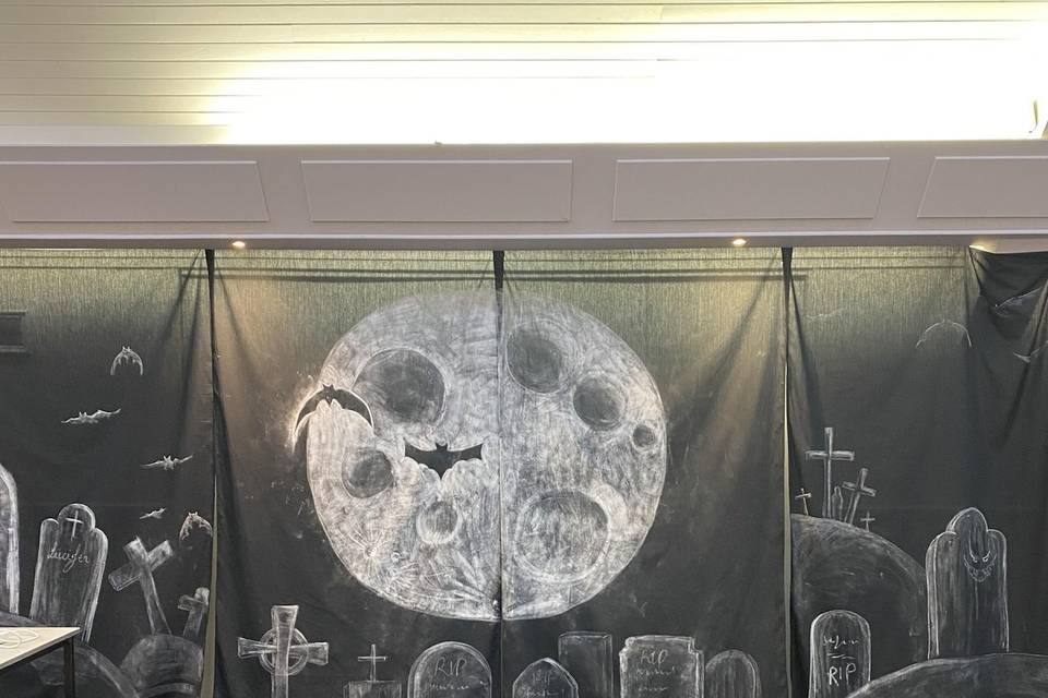 Halloween backdrop