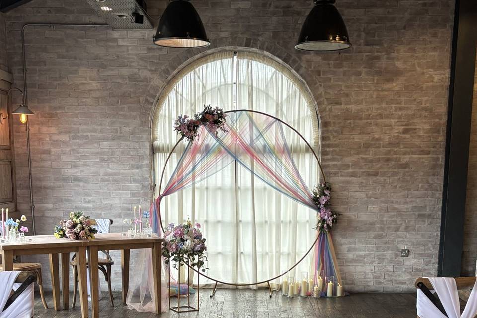 Pretty spring wedding