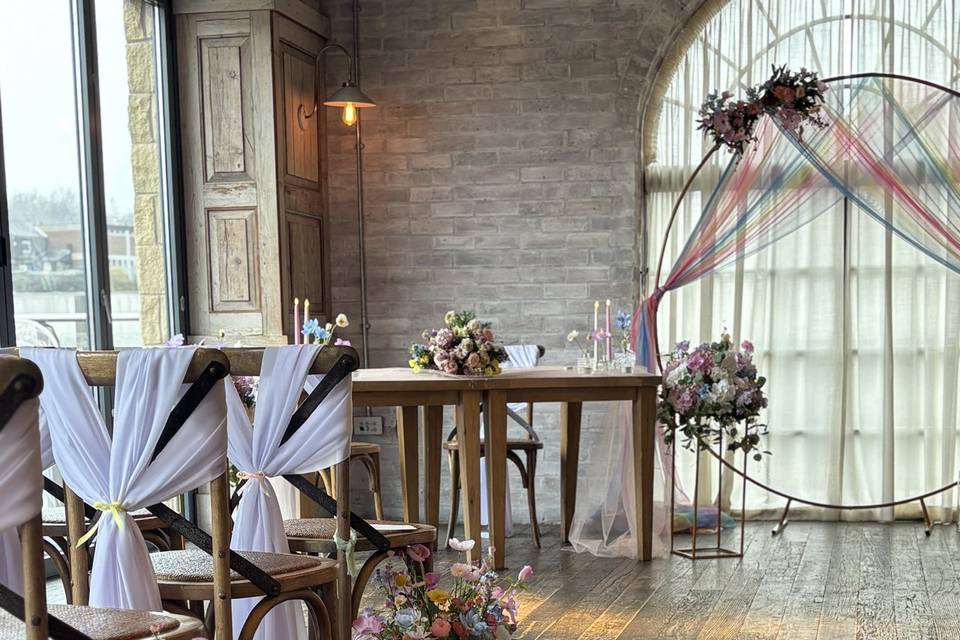 Spring wedding