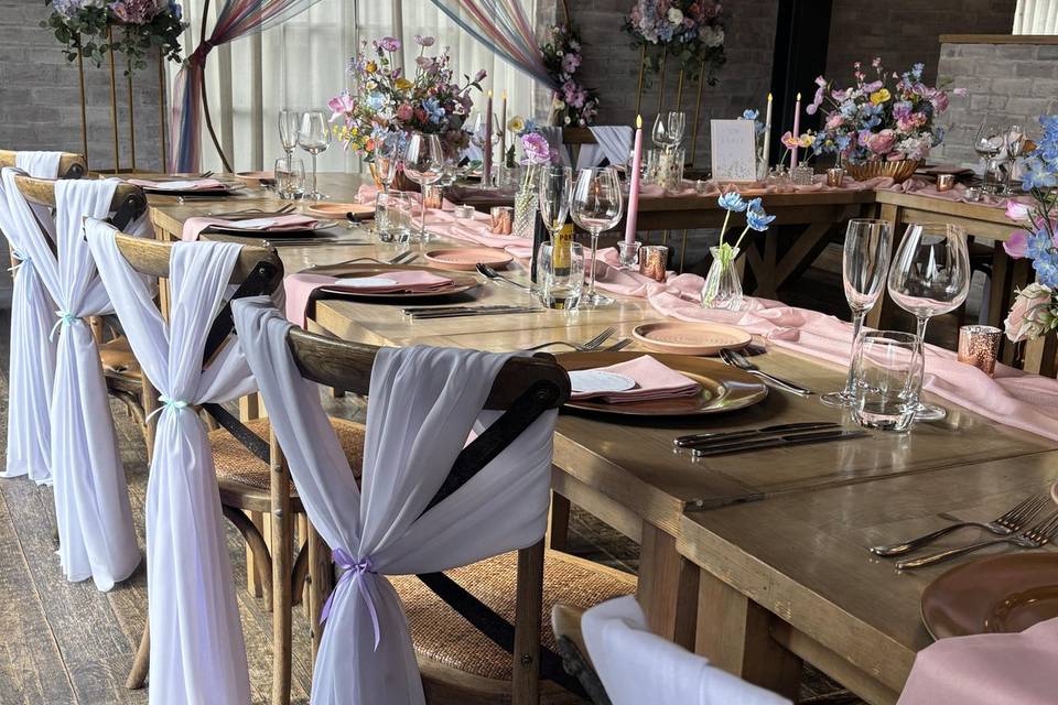 Elegant spring wedding
