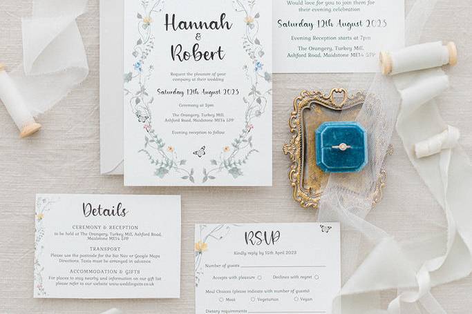 Willow invitation suite