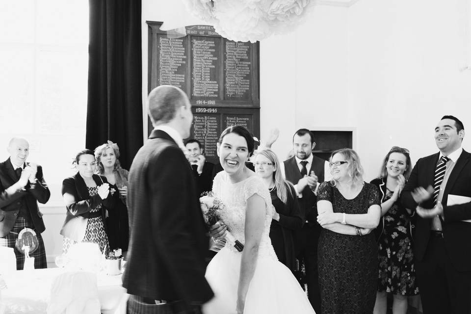 A small wedding in Cumbria