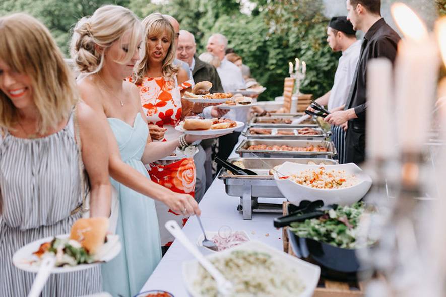 A small intimate wedding