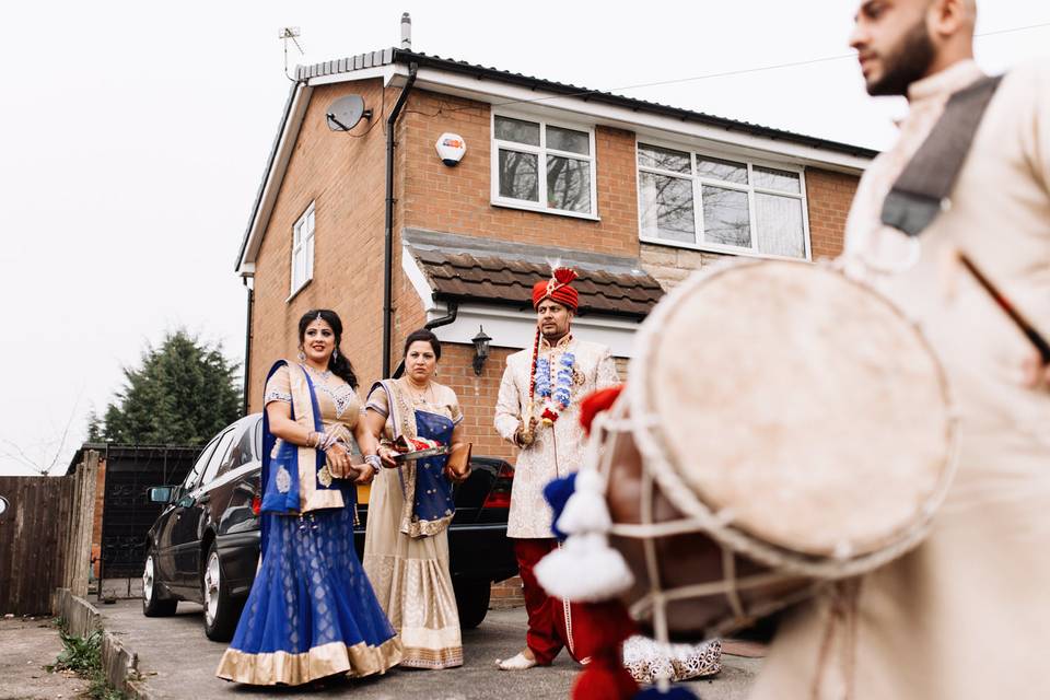 Indian wedding early morning