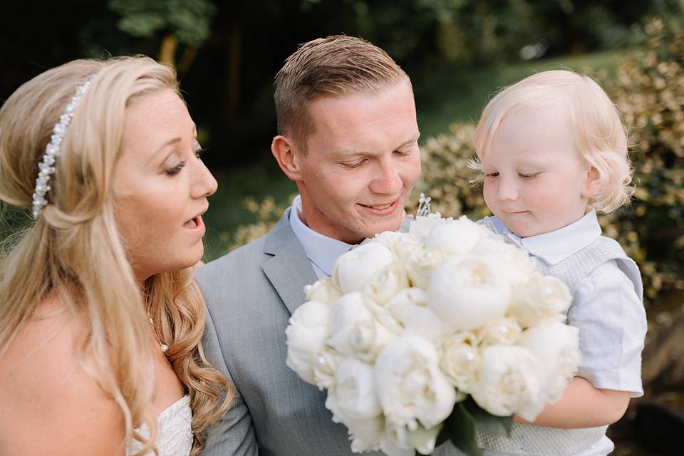 A small intimate wedding