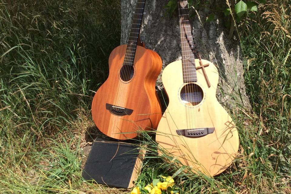 FAITH GUITARS in our woods.