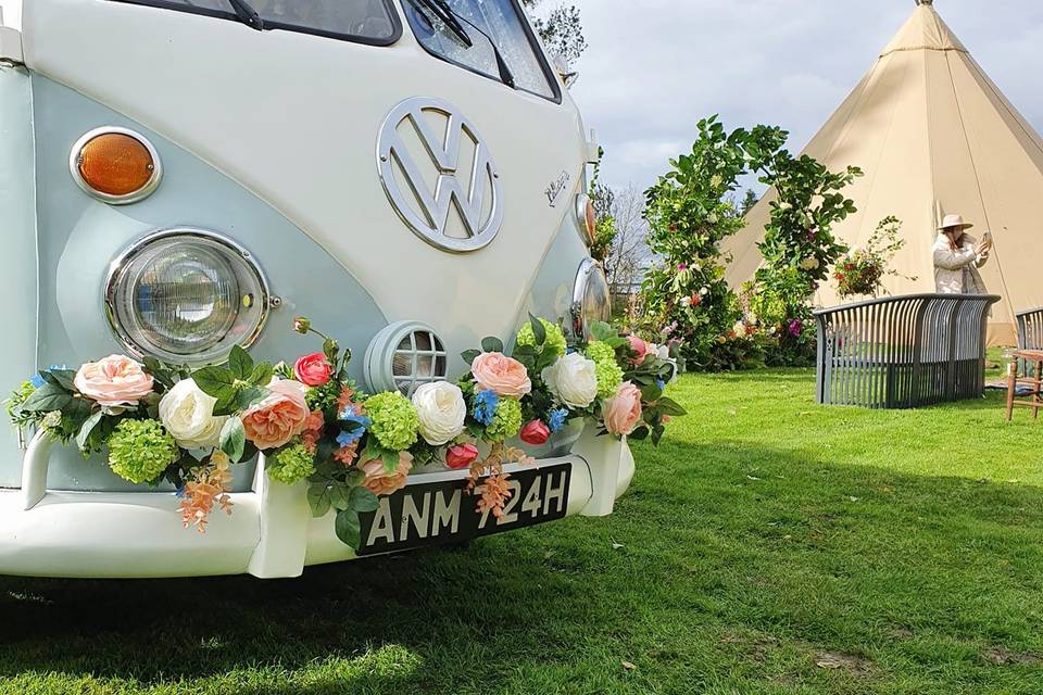 Tipi wedding venue