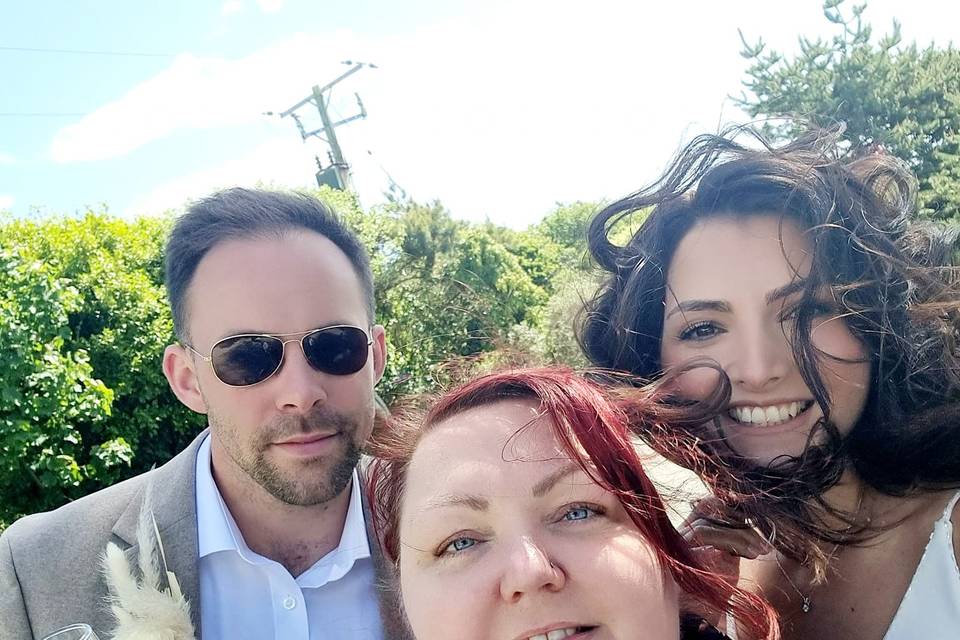 Bride and Groom Selfie