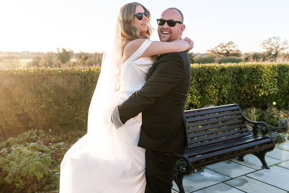 Relaxed wedding photography