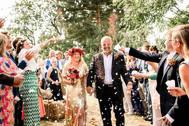Colourful confetti