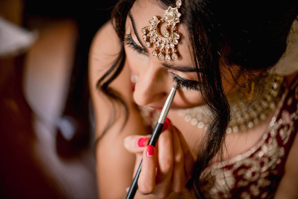 Bridal prep details