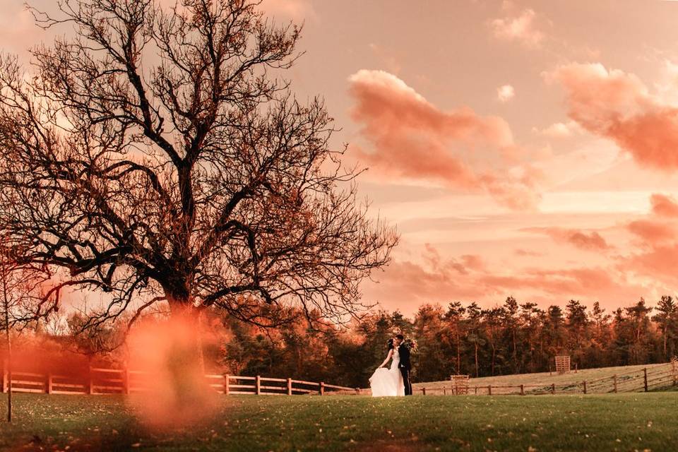 An autumn wedding at Old Gore.