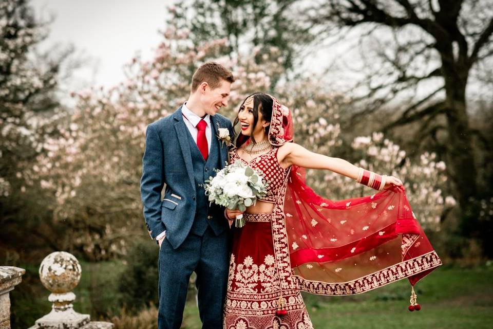 An fusion wedding.