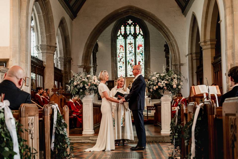Painswick wedding Cotswolds