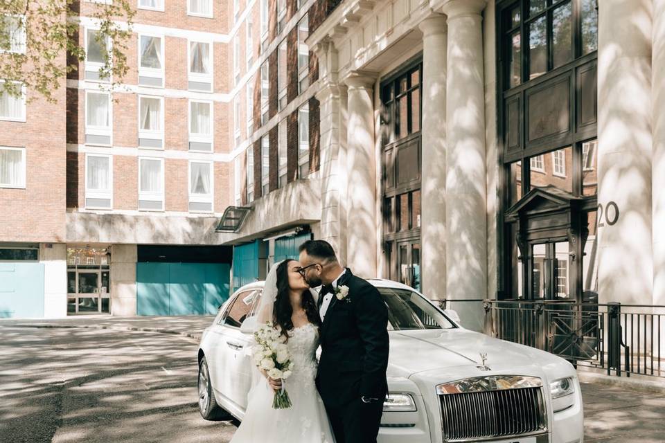 London Bentley wedding car
