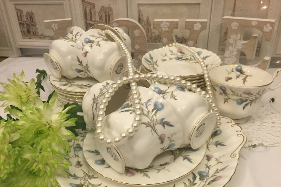 Vintage china hire