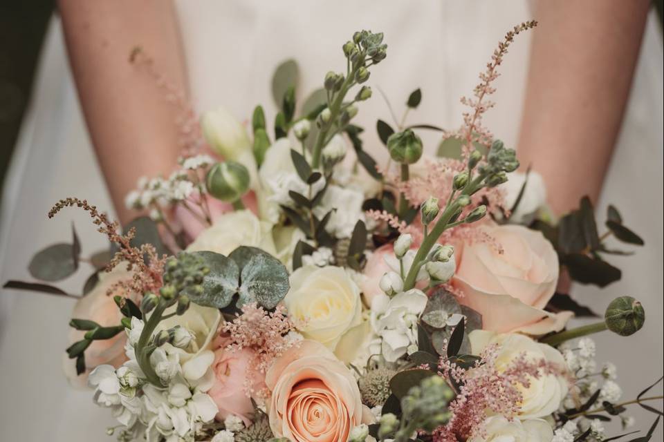 Blush pink Bridal bouquet