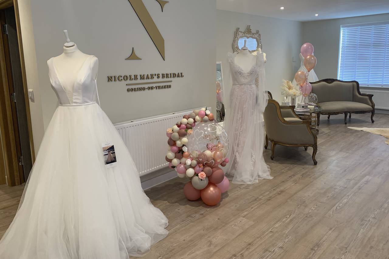 The niche boutique and on sale bridal