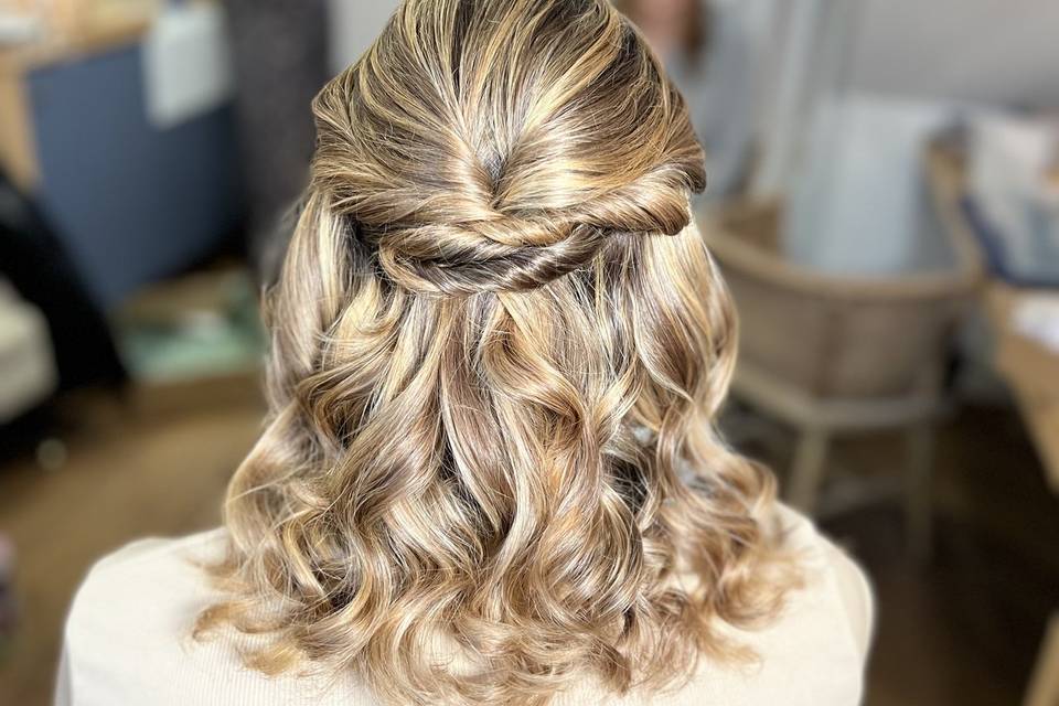 Bride hair