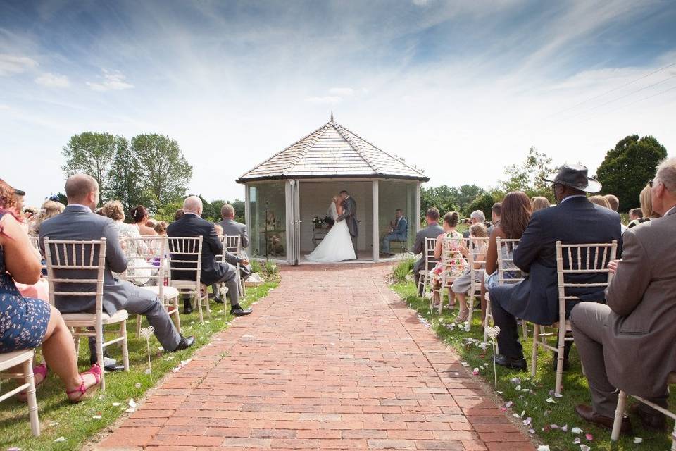 Outdoor ceremony